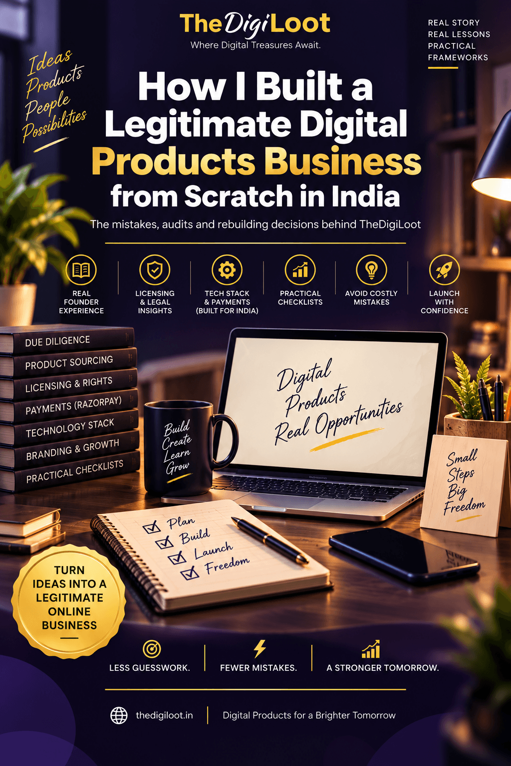 How I Built a Legitimate Digital Products Business from Scratch in India